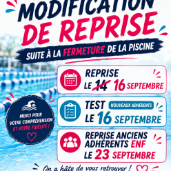 Nouvelle modification de reprise