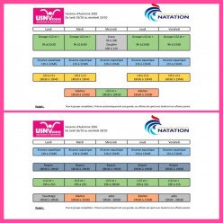 Planning vacances de Toussaint